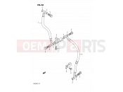 SUZUKI GSF400 P (1993) Bandit (E02) 46 - FRONT BRAKE HOSE