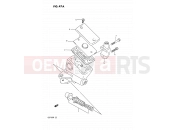 SUZUKI GSF400 P (1993) Bandit (E02) 47A - FRONT MASTER CYLINDER (MODEL P)