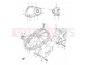SUZUKI GSF400 P (1993) Bandit (E03,E28,E33) 5 - CRANKCASE COVER