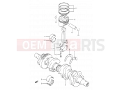 SUZUKI GSF400 P (1993) Bandit (E03,E28,E33) 7 - CRANKSHAFT
