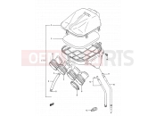 SUZUKI GSF400 P (1993) Bandit (E03,E28,E33) 12 - AIR CLEANER