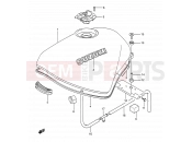 SUZUKI GSF400 P (1993) Bandit (E03,E28,E33) 33 - FUEL TANK