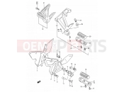 SUZUKI GSF400 P (1993) Bandit (E03,E28,E33) 32 - FOOTREST