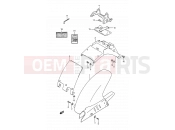 SUZUKI GSF400 P (1993) Bandit (E03,E28,E33) 49 - REAR FENDER