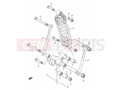 SUZUKI GSF400 P (1993) Bandit (E03,E28,E33) 48 - REAR CUSHION LEVER