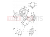 SUZUKI GSF600 / GSF600S / GSF600U / GSF600SU W (1998) Bandit 5 - CRANKCASE COVER