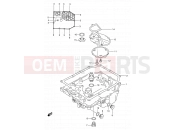 SUZUKI GSF600 / GSF600S / GSF600U / GSF600SU W (1998) Bandit 6 - OIL PAN