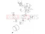 SUZUKI GSF600 / GSF600S / GSF600U / GSF600SU W (1998) Bandit 7 - OIL PUMP