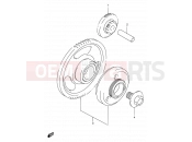 SUZUKI GSF600 / GSF600S / GSF600U / GSF600SU W (1998) Bandit 9 - STARTER CLUTCH