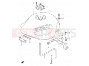 SUZUKI GSF600 / GSF600S / GSF600U / GSF600SU W (1998) Bandit 35A - FUEL TANK (MODEL V/W/X)