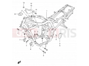 SUZUKI GSF600 / GSF600S / GSF600U / GSF600SU W (1998) Bandit 32B - FRAME (MODEL V/W/X)