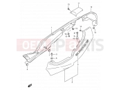 SUZUKI GSF600 / GSF600S / GSF600U / GSF600SU W (1998) Bandit 37C - FRAME COVER (GSF600SW/SUW)