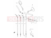 SUZUKI GSF600 / GSF600S / GSF600U / GSF600SU W (1998) Bandit 39A - HANDLEBAR (MODEL T/V/W/X)