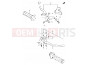 SUZUKI GSF600 / GSF600S / GSF600U / GSF600SU W (1998) Bandit 40 - HANDLE LEVER