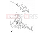 SUZUKI GSF600 / GSF600S / GSF600U / GSF600SU W (1998) Bandit 55 - REAR WHEEL