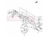 SUZUKI GSF600 / GSF600S / GSF600U / GSF600SU W (1998) Bandit 56 - REAR CALIPER