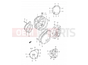 SUZUKI GSF600 K1 (2001) Bandit 5 - CRANKCASE COVER