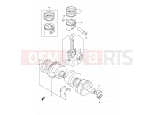 SUZUKI GSF600S Y (2000) Bandit 8 - CRANKSHAFT