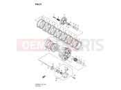 SUZUKI GSF650A K7 (2007) Bandit 21 - CLUTCH