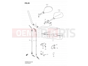 SUZUKI GSF650A K7 (2007) Bandit 46 - HANDLEBAR