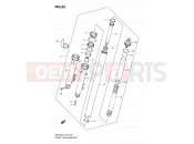 SUZUKI GSF650A K7 (2007) Bandit 55 - FRONT FORK DAMPER
