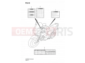 SUZUKI GSF650S K7 (2007) Bandit (E28) 46 - LABEL