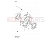 SUZUKI GSF650S K7 (2007) Bandit (E28) 51 - FRONT WHEEL (GSF650SK7)