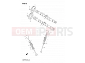 SUZUKI GSF650SA L0 (2010) Bandit 10 - CAM SHAFT - VALVE