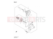 SUZUKI GSF650SA L0 (2010) Bandit 17 - WATER PUMP