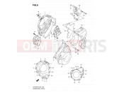 SUZUKI GSF650UA L0 (2010) Bandit 6 - CRANKCASE COVER