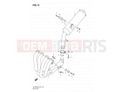 SUZUKI GSF650UA L0 (2010) Bandit 15 - MUFFLER