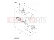 SUZUKI GSF650UA L0 (2010) Bandit 24 - STARTING MOTOR