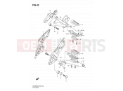 SUZUKI GSF650UA L0 (2010) Bandit 42 - FOOTREST