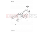 SUZUKI GSF650UA L0 (2010) Bandit 44 - FRAME COVER (WITHOUT COWLING)