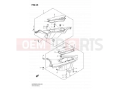 SUZUKI GSF650UA L0 (2010) Bandit 55 - UPPER PANEL (WITH COWLING)