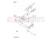 SUZUKI GSF650UA L0 (2010) Bandit 71 - REAR SWINGING ARM