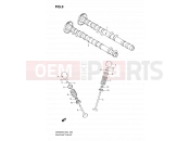 SUZUKI GSR600U K7 (2007) 9 - CAMSHAFT - VALVE
