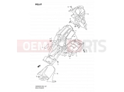SUZUKI GSR600U K7 (2007) 47 - REAR FENDER