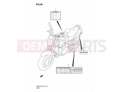 SUZUKI GSR600U K7 (2007) 48 - LABEL