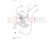 SUZUKI GSX-R1000 L1 (2011) (E03,E28,E33) 32 - BATTERY