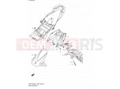 SUZUKI GSX-R1000 L1 (2011) (E03,E28,E33) 61 - REAR FENDER