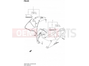 SUZUKI GSX-R1000 L1 (2011) (E03,E28,E33) 65 - SIDE COWLING (HTL)