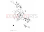 SUZUKI GSX-R1000 L1 (2011) (E03,E28,E33) 82 - REAR WHEEL