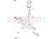 SUZUKI GSX-R1000 L3 (2013) (E21) 7 - CRANKSHAFT