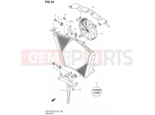 SUZUKI GSX-R1000 L3 (2013) (E21) 34 - RADIATOR (GSX-R1000L3 E21)