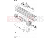 SUZUKI GSX-R1000 L3 (2013) (E21) 42 - CLUTCH