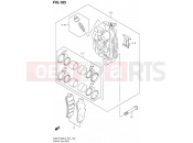SUZUKI GSX-R1000 L3 (2013) (E21) 185 - FRONT CALIPER (GSX-R1000ZL3 E21)