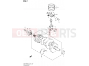 SUZUKI GSX-R600 L4 (2014) (E21) 7 - CRANKSHAFT