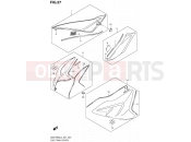 SUZUKI GSX-R600 L4 (2014) (E21) 57 - FUEL TANK COVER