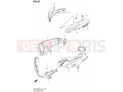 SUZUKI GSX-R600 L4 (2014) (E21) 67 - AIR INTAKE PIPE